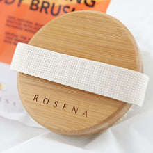 Load image into Gallery viewer, Dry Brushing Body Brush - Best for Exfoliating Dry Skin, Lymphatic Drainage and Cellulite Treatment - Organic Spa Exfoliation and Massage Scrub Brush with Natural Boar Bristles
