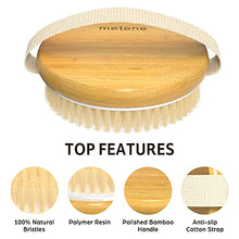 Load image into Gallery viewer, Metene 2 Pack Dry Body Brush, Shower Brush Wet and Dry Brushing, Dry brush for Cellulite and Lymphatic, Body Scrubber with Soft and Stiff Bristles, Suitable for All Kinds of Skin