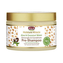 Load image into Gallery viewer, African Pride Moisture Miracle Aloe & Coconut Water, Detangle & Condition Pre- Shampoo 12 oz