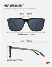Load image into Gallery viewer, TIJN Polarised Sunglasses for Women Men Retro Rectangle Sun Glasses UV Protection for Driving Fishing Cycling Glasses