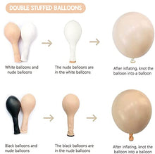Load image into Gallery viewer, Blush Ivory Balloons Garland Kit Pastel Ivory White Rose Gold Metallic Balloons Arch kit for Kids Adult Birthdays Weddings Receptions Decor