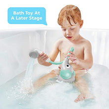 Load image into Gallery viewer, Yookidoo Elephant Baby Bath Shower Head - Gentle Water Pump and Trunk Spout Rinser - Bathtub Toy for Newborn Babies in Tub Or Sink (Turquoise)