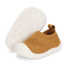 Load image into Gallery viewer, MK MATT KEELY Baby First Walking Shoes Boys Girls Soft Mesh Breathable Sneakers for Toddler Infant Yellow