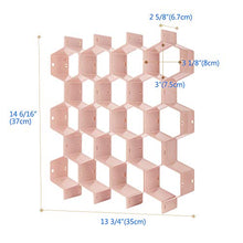 Load image into Gallery viewer, Poeland Drawer Divider Organizer 8pcs DIY Plastic Grid Honeycomb Drawer Divider