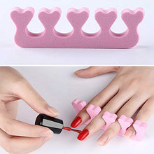 Load image into Gallery viewer, 20pcs Soft Foam Sponge Toe Separators Finger Dividers Soft Sponge Finger Divider Spacer Nail Art Manicure Pedicure Tools