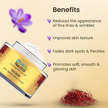 Load image into Gallery viewer, Blue Nectar Ayurvedic Anti Aging Cream for Women for Collagen Boost and Deep Moisturizer for Face | Naturally Skin Firming Face Cream with Saffron Sandalwood (14 Herbs, 50g)