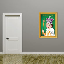 Load image into Gallery viewer, Queens Jubilee Party Game – Pin The Diamond On The Crown | 35 Player | Blindfold | Certificate | Poster | included for Queen Platinum Jubilee, Union Jack Party Supplies, Royal Party Decoration