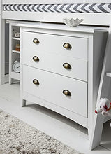 Load image into Gallery viewer, DbHFgjMN BED FRAMES Mid Sleeper Bed,Cabin Bed Midsleeper with Chest of Drawers, Cabinet, Desk Kids house bed for kids