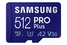 Load image into Gallery viewer, Samsung PRO Plus 512GB microSDXC UHS-I U3 160MB/s Full HD & 4K UHD Memory Card inc. USB-Card Reader (MB-MD512KB/WW)