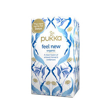 Load image into Gallery viewer, Pukka Herbs | Feel New Organic Herbal Tea | Fennel, Cardamon and Turmeric | Perfect For Feeling Good | 4 packs | 80 Sachets