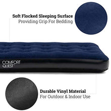 Load image into Gallery viewer, Comfort Quest Single 449755 Inflatable Blow Up Camping Mattress Guest Air Bed