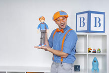 Load image into Gallery viewer, Blippi BLP0019 Bendable Plush Doll, 16” Tall Featuring SFX-Squeeze The Belly to Hear Classic catchphrases-Fun, Educational Toys for Babies, Toddlers, and Young Kids
