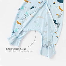 Load image into Gallery viewer, DuoMiaoMiao Baby Sleeping Bag with Legs, Summer Sleeping Bag with feet 0.5 TOG, 100% Cotton Baby Wearable Blanket Baby Sleeping Bag 6-18 months
