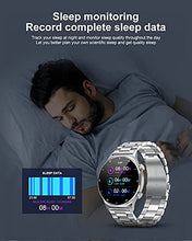 Load image into Gallery viewer, LIGE Smart Watch for Men, 1.3" HD DIY Full Touch Screen IP67 Waterproof Fitness Tracker Watches with Heart Rate Sleep Monitor Pedometer Activity Tracker for Android iOS (Silver)