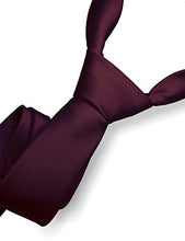 Load image into Gallery viewer, JEMYGINS 3.15" Maroon Tie Wedding Business Silk Necktie for Men (8cm)