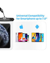 Load image into Gallery viewer, YOSH IPX8 Waterproof Phone Case, Underwater Phone Pouch Dry Bag for Swimming Raining Dustproof for iPhone 12 11 pro max XS XR X 8 7, Samsung S20 S10 S9, Huawei P30 P20 & More -up to 7.0” 2-Pack