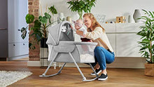 Load image into Gallery viewer, Kinderkraft Baby Crib 3 in 1 LOVI, Cradle, Travel Cot, Rocker, Easy Folding and Unfolding, Adjustable Canopy, with Accessories, Mattress Cover, Included Toys, Transport Bag, for Newborn, 0-9 kg, Gray