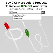 Load image into Gallery viewer, Luigi's Aquarium/Fish Tank Siphon and Gravel Cleaner - A Hand Syphon Pump to Drain and Replace Your Water in Minutes!