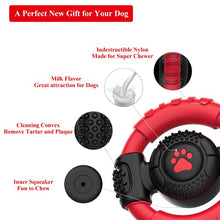 Load image into Gallery viewer, ROOMOS Squeaky Dog Chew Toys, Dog Toys for Aggressive Chewers, Dog Toothbrush Toy for Teeth Cleaning, Interactive Dog Toys Reduces Boredom, Indestructible Dog Toys for Large Dog, Small Medium