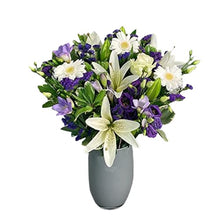 Load image into Gallery viewer, Purple Wishes Bouquet, Beautiful Fresh Flowers with Free Delivery, Perfect for Birthdays, Anniversaries and Thank You Gifts