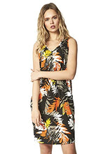 Load image into Gallery viewer, Roman Originals Women Slouch Cocoon Dress with Pockets - Ladies Stretch Jersey Summer Spring Casual Harem Sleeveless Oversized Loose Relaxed Comfortable Baggy Beach - Orange - Size 16
