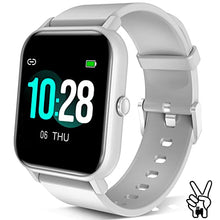 Load image into Gallery viewer, Smart Watch, Blackview Fitness Tracker with Heart Rate Monitor, Sleep Tracking & SpO2, 5ATM Waterproof Pedometer Watch, Touchscreen Smartwatch for Women Men Compatible with iOS and Android Phones