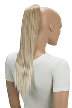 Load image into Gallery viewer, PRTTYSHOP 22" Hairpiece Ponytail Extension Drawstring Voluminous Straigth Blond Mix PH520