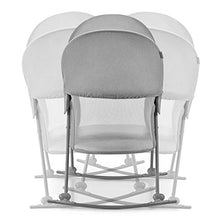 Load image into Gallery viewer, Kinderkraft Baby Crib 3 in 1 LOVI, Cradle, Travel Cot, Rocker, Easy Folding and Unfolding, Adjustable Canopy, with Accessories, Mattress Cover, Included Toys, Transport Bag, for Newborn, 0-9 kg, Gray