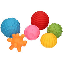 Load image into Gallery viewer, A to Z 61017 My First Baby Multi Textured Sensory Soft Balls, multicolor