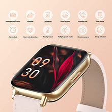 Load image into Gallery viewer, Smart Watch,1.69'' Full Touch Fitness Tracker with Heart Rate, Blood Pressure, SpO2 and Sleep Monitor, Message Notification,IP68 Waterproof Step Counter Watch for Women Man Compatible Android iPhone
