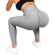 Load image into Gallery viewer, RXRXCOCO Women's High Waist Yoga Pants Tummy Control Slimming Leggings Workout Running Butt Lift Sprot Tights Grey
