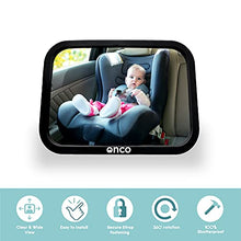 Load image into Gallery viewer, Onco Baby Car Mirror - 100% Shatterproof Baby Car Mirror for Back Seat - Drive Safe and Monitor Your Child - Essential Baby Accessories for New Parents - Winner of MadeForMums Awards