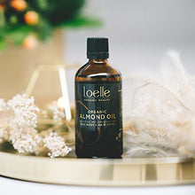 Load image into Gallery viewer, Loelle - Pure, Cold Pressed, Sweet Almond Oil - Natural Anti-Stretch Mark Remedy to Use in Pregnancy - Moisturising Body Oil - Nourishing Face and Hair Oils (100ml)