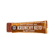 Load image into Gallery viewer, Krunchy Keto Bar (15x35g) - High Fibre Low Carb All Natural No Sugar Added - Salty Caramel Nut