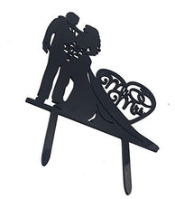 Load image into Gallery viewer, Mr and Mrs Cake Topper Acrylic Love Wedding Cake Topper Funny Bride and Groom Cake Topper