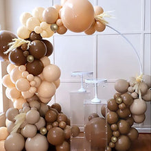 Load image into Gallery viewer, Balloon Arch, Sumtoco Balloon Garland Kit with Nude Apricot Double-Stuffed Latex Party Balloons for Boho Safari Bear Themed Wedding Baby Shower Bridal Engagement Anniversary Birthday Decorations