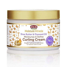 Load image into Gallery viewer, African Pride Moisture Miracle Curling Cream, Leave-In Cream & 5 Essential Oils Combo