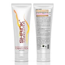 Load image into Gallery viewer, Shrink Toning Lotion – Heat Activated Skin Tightening Cream for Body - Reduces the Appearance of Cellulite and Stretch Marks with Caffeine, Vitamin E and CoQ10 (8 oz tube)