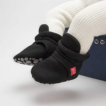 Load image into Gallery viewer, Sonsage Infant Baby Girls Boys Cotton Booties Soft Non-Slip Sole Winter Warm Cozy Stay On Socks Newborn Toddler First Walkers Crib Shoes