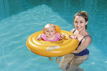 Load image into Gallery viewer, Bestway Baby Swim Safe Seat (Step A) Learn to Swim Round Inflatable, Yellow, 0-12 Months