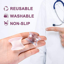 Load image into Gallery viewer, Promifun Gel Toe Separators to Straighten Overlapping Toes, 12 Packs of Toe Spacers for Bunion and Corns, Corrector Pads for Crooked Toes, Calluses, Bunions