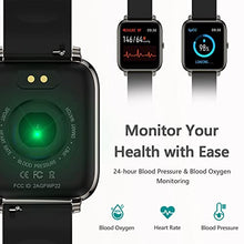 Load image into Gallery viewer, KALINCO Smart Watch, 1.4" Full Touch Fitness Watch with Heart Rate & Sleep Monitor, Fitness Tracker with Blood Pressure & Blood Oxygen Monitor, Waterproof IP67 Smartwatch for Men Women for Android iOS