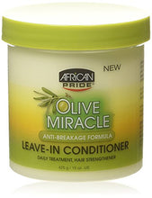 Load image into Gallery viewer, African Pride Olive Miracle Anti-Breakage Leave-In Conditioner 425g/15oz
