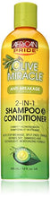 Load image into Gallery viewer, African Pride Olive Miracle Anti-Breakage 2 in 1 Shampoo and Conditioner 355 ml/12 fl.oz