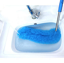Load image into Gallery viewer, Feather Duster,Duster Extendable for Cleaning with Telescoping Extension Pole 30 to 100" Extendable Duster for Cleaning High Ceiling Fan,Blinds, Baseboards,Cars(Blue)