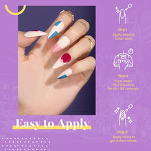 Load image into Gallery viewer, Beetles 20 Pcs Gel Nail Polish Kit, Modern Muse Collection Soak off Nail Gel Polish Nude Gray Nail Polish Pink Blue Glitter Gel Polish Starter Kit with Glossy & Matte Top Coat and Base Coat Christmas