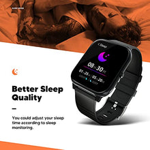 Load image into Gallery viewer, Smart Watch Fitness Tracker with Heart Rate Monitor Fit Bitwatches Ladies Sports Watch Elegant Lets Fit Smartwatch for Men Women for Android iOS-Black
