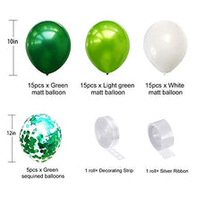Load image into Gallery viewer, GREMAG Balloons Arch Kit, 107PCS Green Balloon Garland Kit Balloons Arch Kit, Latex Balloons Party Reusable Balloons for Birthday Decoration Party Supplies Wedding Party Decoration Supplies