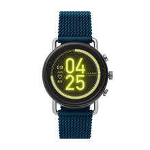 Load image into Gallery viewer, Skagen Men's Touchscreen Smartwatch, Falster Stainless Steel with Blue Silicone Band, SKT5203