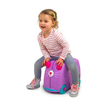 Load image into Gallery viewer, Trunki Children’s Ride-On Suitcase & Kid's Hand Luggage: Cassie Cat (Lilac)